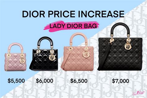 dior bags price|dior bag price list.